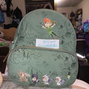 Rare chibi Peterpan Loungefly mini backpack!